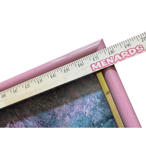 June Marie Mixed Media Abstract Canvas Painted Fiber Gallery Framed Art READ - Picture 7 of 11